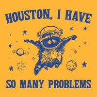 Houston I Have So Many Problems Pom Pom 12in Knit Beanie