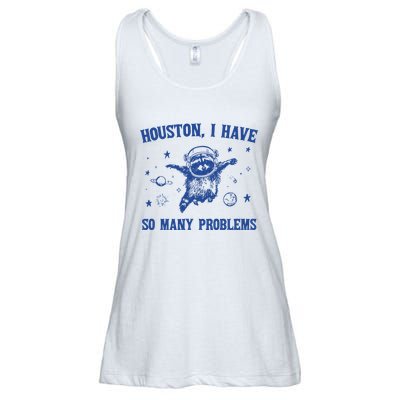 Houston I Have So Many Problems Ladies Essential Flowy Tank