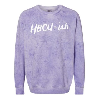 HBCU ISH Historical Black College Alumni Colorblast Crewneck Sweatshirt