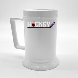 Hockey Ice Hockey Stick Gift Beer Stein