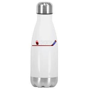 Hockey Ice Hockey Stick Gift Stainless Steel Insulated Water Bottle