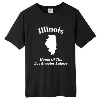 Hole Illinois Home Of The Los Angeles Laker Tall Fusion ChromaSoft Performance T-Shirt