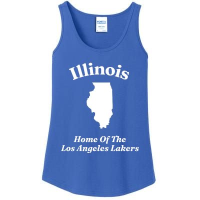 Hole Illinois Home Of The Los Angeles Laker Ladies Essential Tank