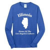 Hole Illinois Home Of The Los Angeles Laker Tall Long Sleeve T-Shirt