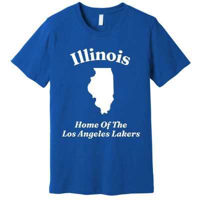 Hole Illinois Home Of The Los Angeles Laker Premium T-Shirt