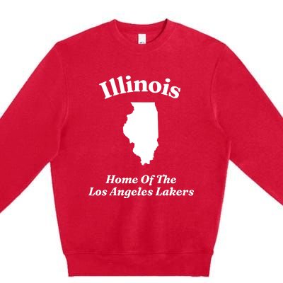 Hole Illinois Home Of The Los Angeles Laker Premium Crewneck Sweatshirt