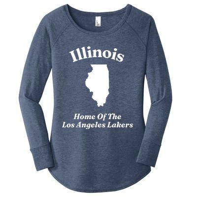 Hole Illinois Home Of The Los Angeles Laker Women's Perfect Tri Tunic Long Sleeve Shirt