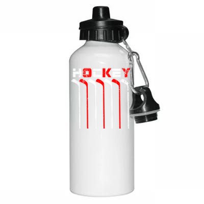 Hockey Ice Hockey Player Gift Aluminum Water Bottle