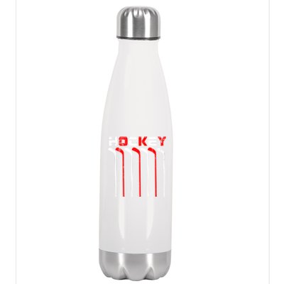 Hockey Ice Hockey Player Gift Stainless Steel Insulated Water Bottle