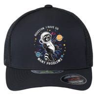 Houston I Have So Many Problems Flexfit Unipanel Trucker Cap