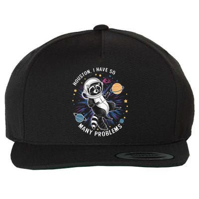 Houston I Have So Many Problems Wool Snapback Cap