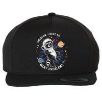 Houston I Have So Many Problems Wool Snapback Cap