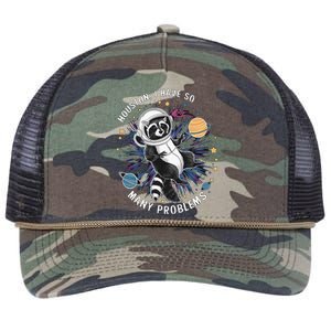 Houston I Have So Many Problems Retro Rope Trucker Hat Cap