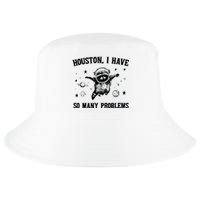 Houston I Have So Many Problems Raccoon In Space Retro 90s Graphic Cool Comfort Performance Bucket Hat