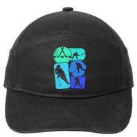 Hockey Ice Hockey 7-Panel Snapback Hat