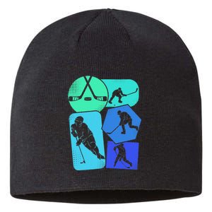 Hockey Ice Hockey Sustainable Beanie