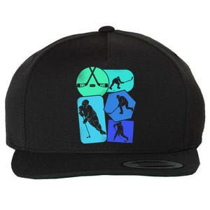 Hockey Ice Hockey Wool Snapback Cap