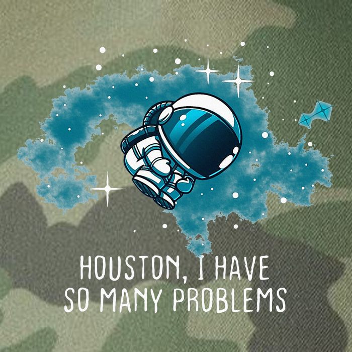 Houston I Have So Many Problems Legacy Tie Dye Trucker Hat