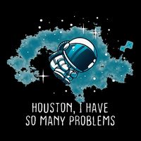 Houston I Have So Many Problems Cropped Pullover Crew