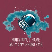 Houston I Have So Many Problems 16oz Travel Tumbler