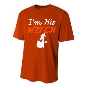 Halloween Im His Witch Im Her Boo Matching Couples Costume Meaningful Gift Performance Sprint T-Shirt