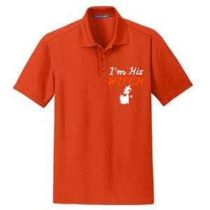 Halloween Im His Witch Im Her Boo Matching Couples Costume Meaningful Gift Dry Zone Grid Polo