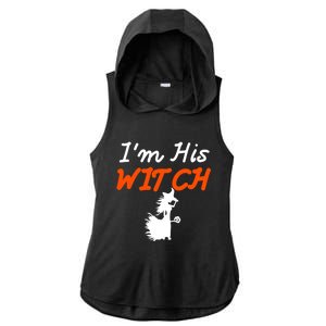 Halloween Im His Witch Im Her Boo Matching Couples Costume Meaningful Gift Ladies PosiCharge Tri-Blend Wicking Draft Hoodie Tank