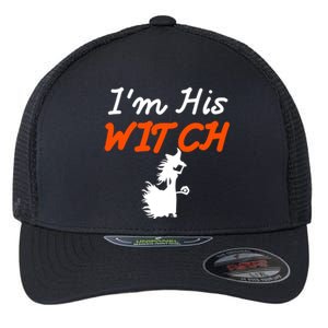 Halloween Im His Witch Im Her Boo Matching Couples Costume Meaningful Gift Flexfit Unipanel Trucker Cap