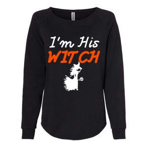 Halloween Im His Witch Im Her Boo Matching Couples Costume Meaningful Gift Womens California Wash Sweatshirt