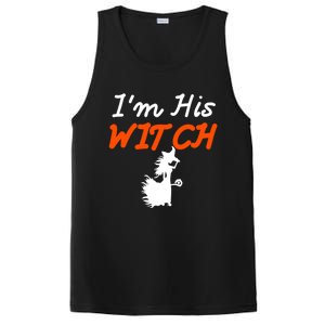 Halloween Im His Witch Im Her Boo Matching Couples Costume Meaningful Gift PosiCharge Competitor Tank