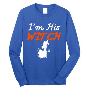 Halloween Im His Witch Im Her Boo Matching Couples Costume Meaningful Gift Long Sleeve Shirt