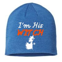 Halloween Im His Witch Im Her Boo Matching Couples Costume Meaningful Gift Sustainable Beanie