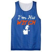 Halloween Im His Witch Im Her Boo Matching Couples Costume Meaningful Gift Mesh Reversible Basketball Jersey Tank