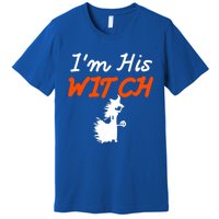 Halloween Im His Witch Im Her Boo Matching Couples Costume Meaningful Gift Premium T-Shirt