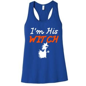 Halloween Im His Witch Im Her Boo Matching Couples Costume Meaningful Gift Women's Racerback Tank