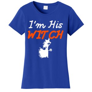 Halloween Im His Witch Im Her Boo Matching Couples Costume Meaningful Gift Women's T-Shirt