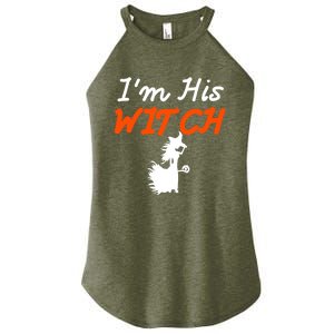 Halloween Im His Witch Im Her Boo Matching Couples Costume Meaningful Gift Women's Perfect Tri Rocker Tank