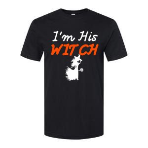 Halloween Im His Witch Im Her Boo Matching Couples Costume Meaningful Gift Softstyle CVC T-Shirt