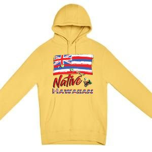 Hawaiian Islands Hawaii Flag Native Hawaiian Premium Pullover Hoodie