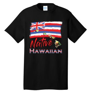 Hawaiian Islands Hawaii Flag Native Hawaiian Tall T-Shirt