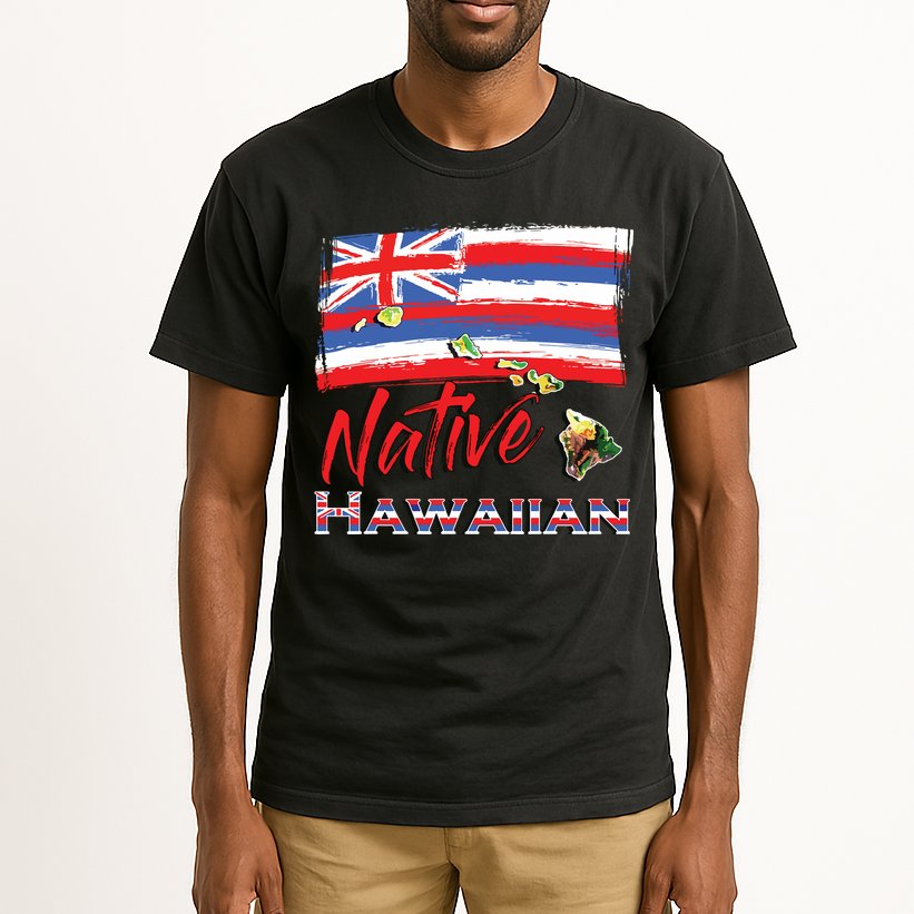 Hawaiian Islands Hawaii Flag Native Hawaiian Tall T-Shirt