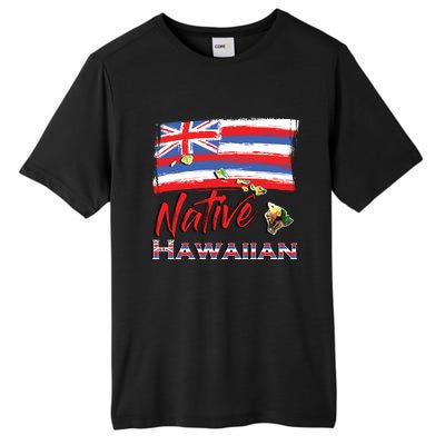 Hawaiian Islands Hawaii Flag Native Hawaiian Tall Fusion ChromaSoft Performance T-Shirt