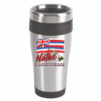 Hawaiian Islands Hawaii Flag Native Hawaiian 16oz Travel Tumbler