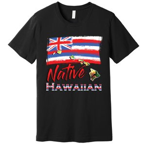 Hawaiian Islands Hawaii Flag Native Hawaiian Premium T-Shirt