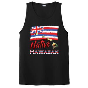 Hawaiian Islands Hawaii Flag Native Hawaiian PosiCharge Competitor Tank