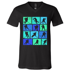 Hockey Ice V-Neck T-Shirt