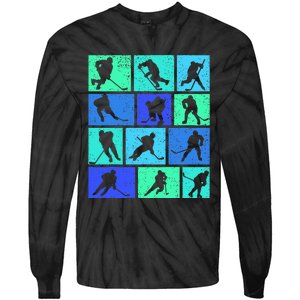 Hockey Ice Tie-Dye Long Sleeve Shirt