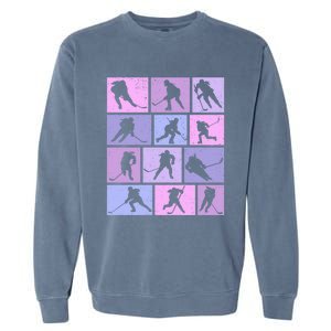 Hockey Ice Hockey Gift Garment-Dyed Sweatshirt