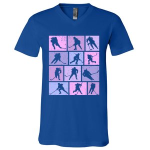 Hockey Ice Hockey Gift V-Neck T-Shirt