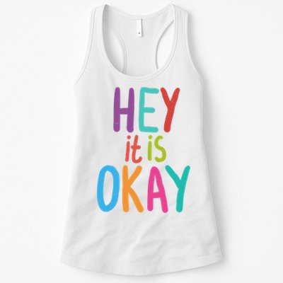 Hey It Is Okay Colorful Womens Tank Top